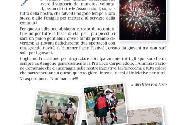 San Bartolomeo 2023 – 2